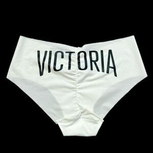 Victorias Secret No Show Seamless Supersoft stretchy Hiphugger VICTORIA Print M